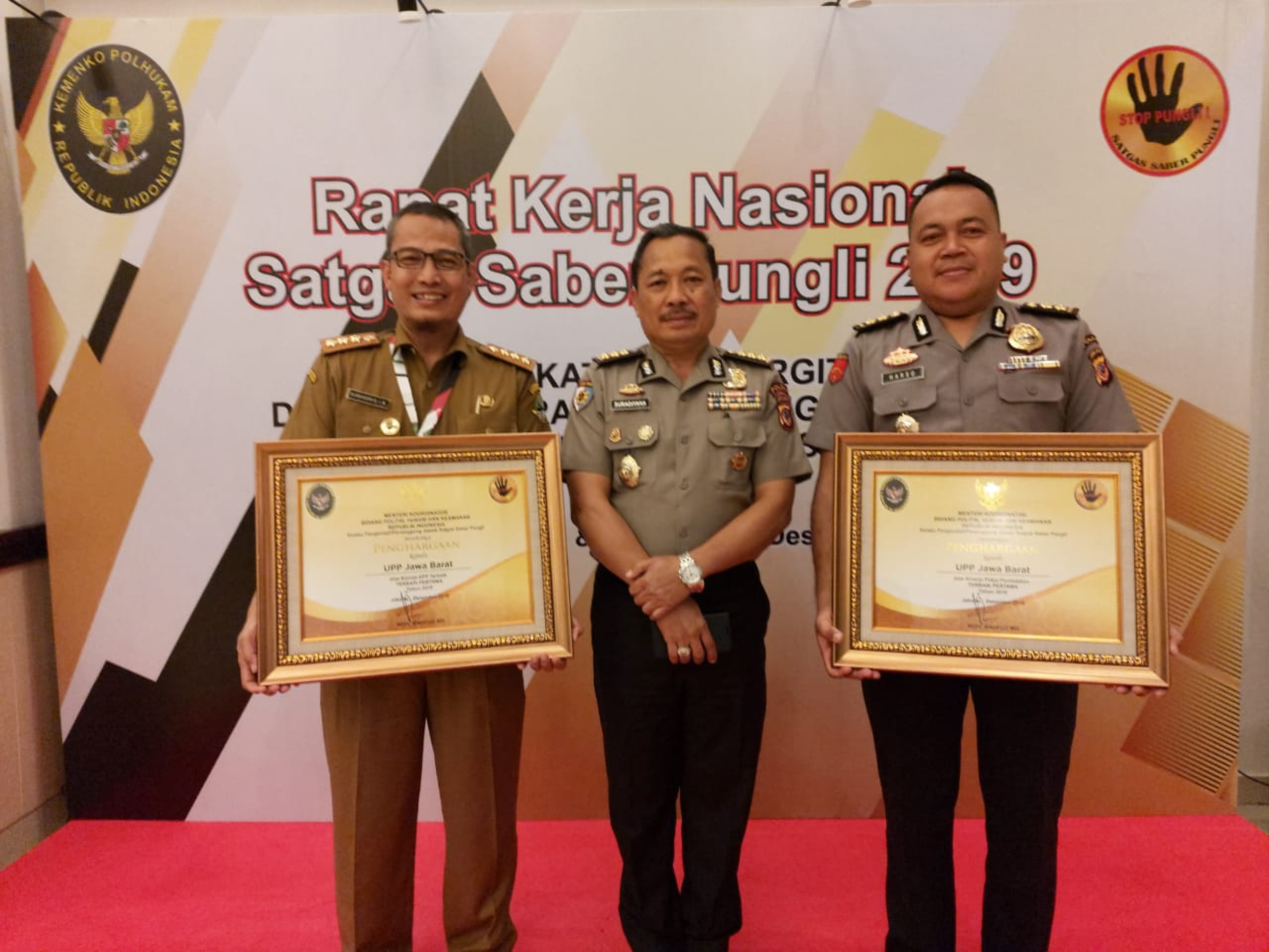 saberpungli jabar - Unit Pemberantasan Pungutan (UPP) Jawa Barat Raih 2 Penghargaan