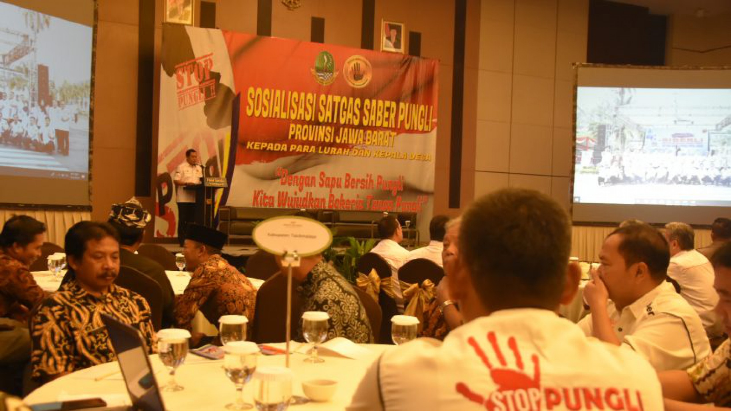 saberpungli jabar - Sosialisasi Satgas Saber Pungli Provinsi Jawa Barat Mengusung Tema Dengan Sapu Bersih Pungli Kita Wujudkan Bekerja Tanpa Pungli